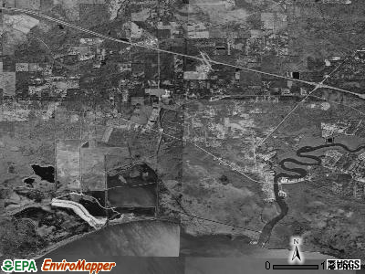 Zip code 70447 satellite photo by USGS