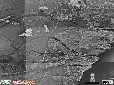 Zip code 08731 satellite photo by USGS