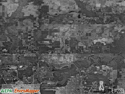 Zip code 70611 satellite photo by USGS