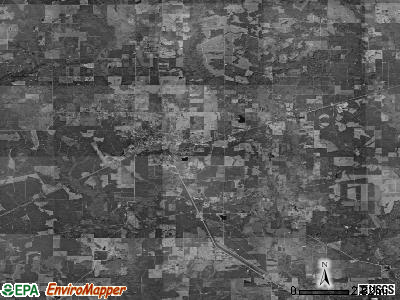 Zip code 70633 satellite photo by USGS
