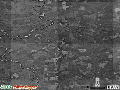 Zip code 70639 satellite photo by USGS