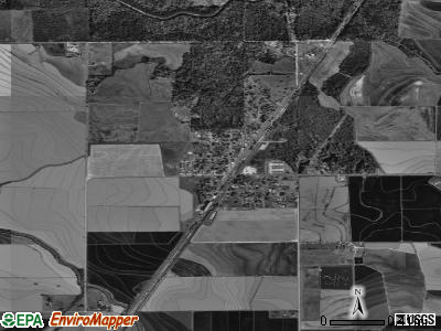 Zip code 70640 satellite photo by USGS