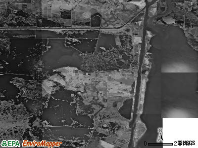 Zip code 70645 satellite photo by USGS