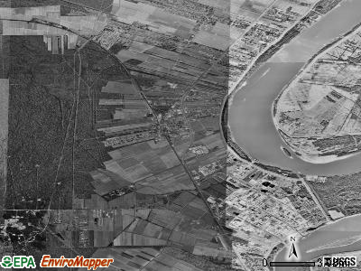 Zip code 70665 satellite photo by USGS