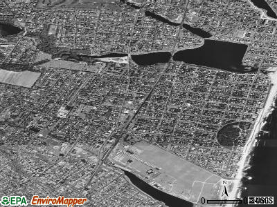 Zip code 08750 satellite photo by USGS