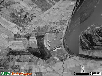 Zip code 70720 satellite photo by USGS