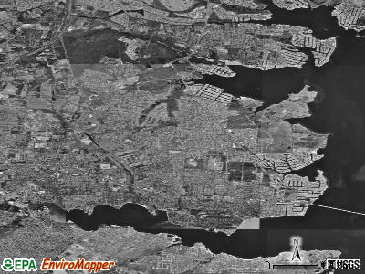 Zip code 08758 satellite photo by USGS