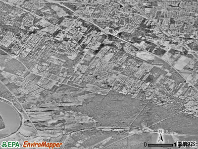 Zip code 70810 satellite photo by USGS