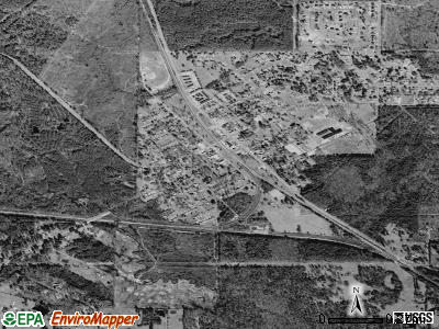 Zip code 71009 satellite photo by USGS
