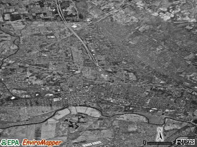Zip code 08807 satellite photo by USGS