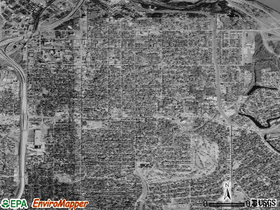 Zip code 71104 satellite photo by USGS