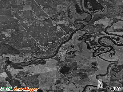 Zip code 71280 satellite photo by USGS