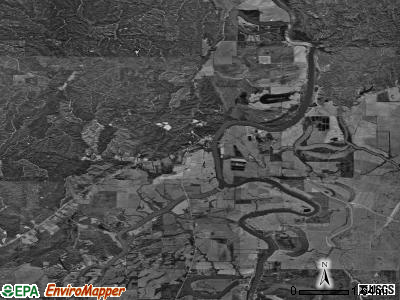 Zip code 71340 satellite photo by USGS
