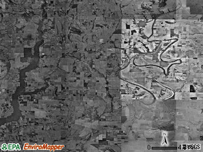 Zip code 71343 satellite photo by USGS