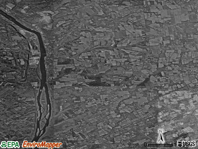 Zip code 08825 satellite photo by USGS