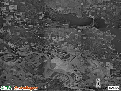 Zip code 71411 satellite photo by USGS