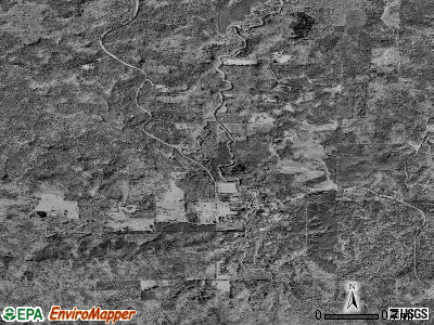 Zip code 71434 satellite photo by USGS