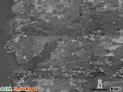 Zip code 71462 satellite photo by USGS