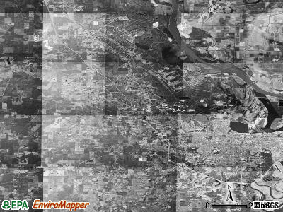 Zip code 71602 satellite photo by USGS
