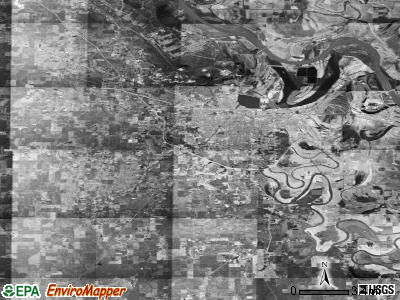 Zip code 71603 satellite photo by USGS