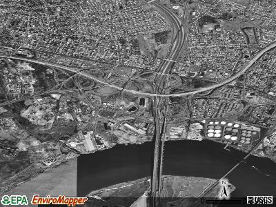 Zip code 08832 satellite photo by USGS