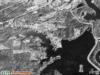 Zip code 71724 satellite photo by USGS
