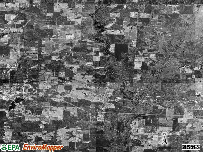 Zip code 71827 satellite photo by USGS
