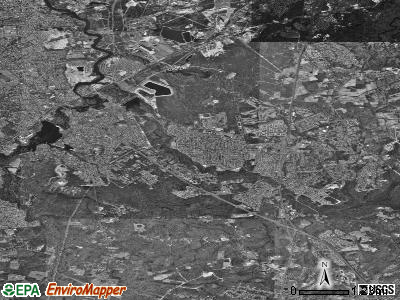 Zip code 08857 satellite photo by USGS
