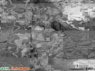 Zip code 72017 satellite photo by USGS