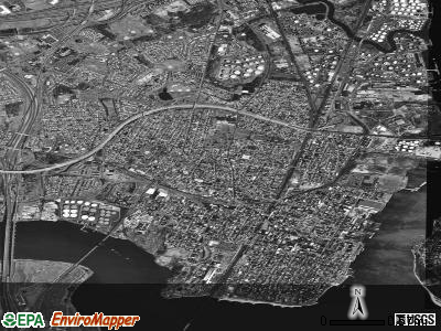 Zip code 08861 satellite photo by USGS