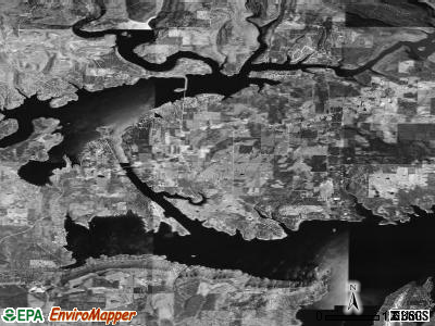 Zip code 72067 satellite photo by USGS