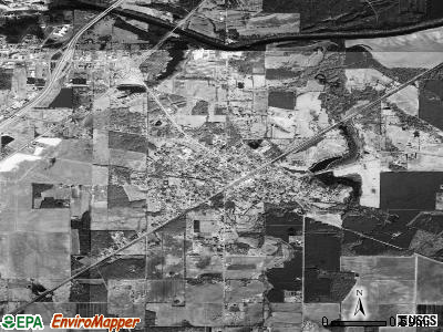 Zip code 72082 satellite photo by USGS