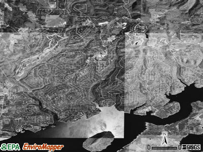 Zip code 72088 satellite photo by USGS