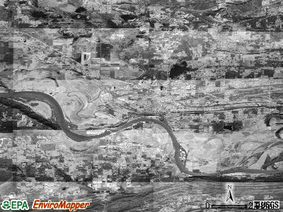 Zip code 72110 satellite photo by USGS