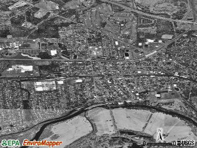 Zip code 08869 satellite photo by USGS