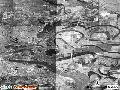 Zip code 72117 satellite photo by USGS