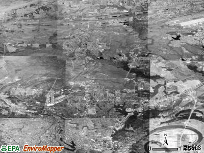 Zip code 72120 satellite photo by USGS