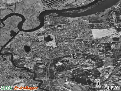 Zip code 08872 satellite photo by USGS