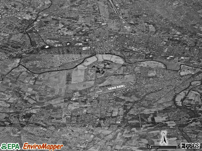 Zip code 08876 satellite photo by USGS