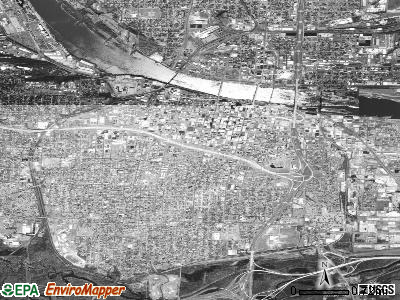 Zip code 72202 satellite photo by USGS