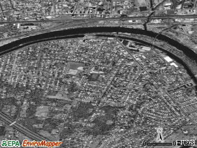 Zip code 08880 satellite photo by USGS