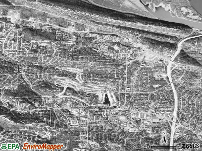 Zip code 72212 satellite photo by USGS