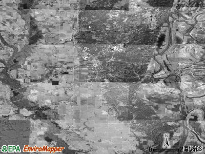 Zip code 72335 satellite photo by USGS