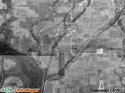 Zip code 72414 satellite photo by USGS