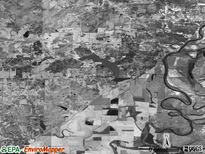 Zip code 72458 satellite photo by USGS