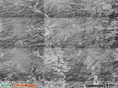 Zip code 72460 satellite photo by USGS