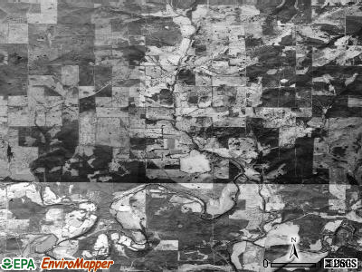 Zip code 72520 satellite photo by USGS