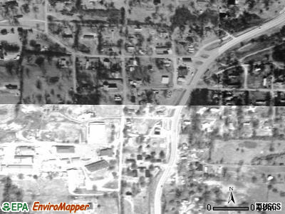 Zip code 72526 satellite photo by USGS