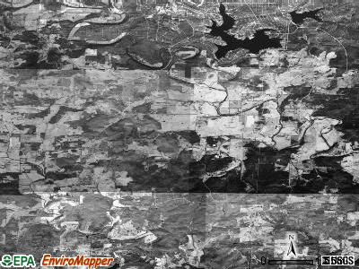 Zip code 72536 satellite photo by USGS