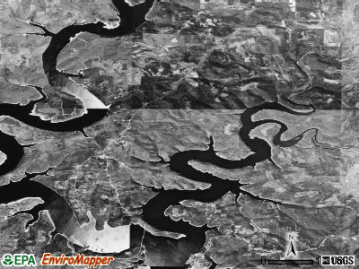 Zip code 72537 satellite photo by USGS